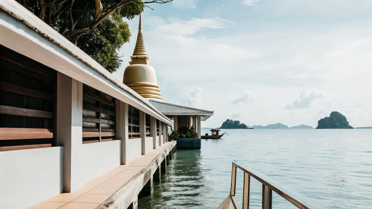 Puketas Patong pludmale un Koh Samui mierīga lagoona skaņa